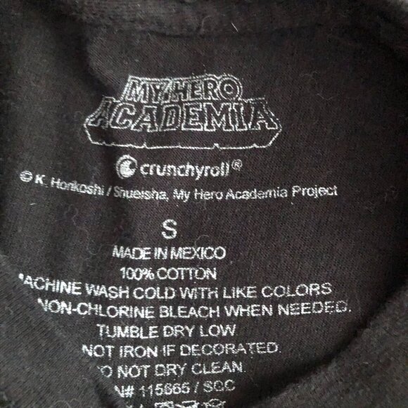 My Hero Academia League of Villains Graphic T Shirt Men's size S Black & Red - Picture 2 of 4